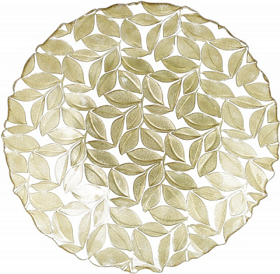 Блюдо Autumn 33 см золотое Dekor Cam