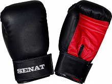 Боксерські рукавиці SENAT 12oz 1512-blk/red чорний із червоним