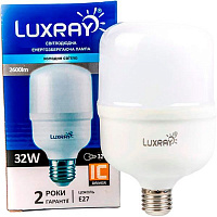 Лампа світлодіодна Luxray 32 Вт T100 матова E27 220 В 6400 К LX464-T100-2732 