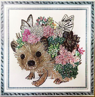 Набор для творчества Гламурный ежик 188747 Діамантові ручки 