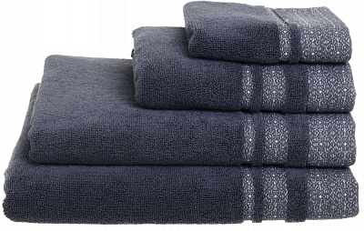 Полотенце Exclusive Alysia 100x150 см антрацит La Nuit