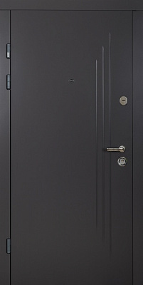 Двері вхідні Abwehr АМ-447 096Л (КВЦ+Днлат) Avers+Kale НЧ кварцит 2050x960 мм ліві