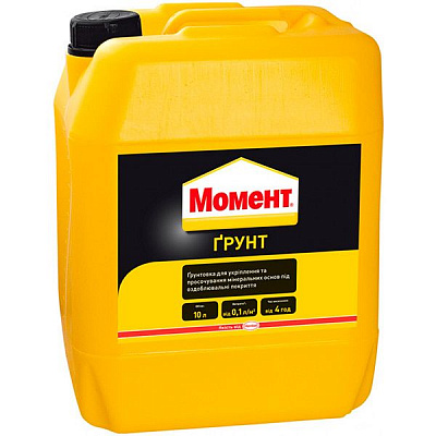 Грунтовка глубокопроникающая Момент 10 л