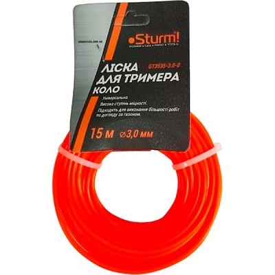 Леска для триммеров Sturm GT3535-3.0-0 15 м круг O3,0 мм