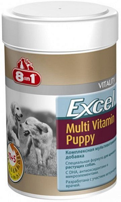 Витамины 8 in 1 Excel Multi Vit-Puppy 100 шт.
