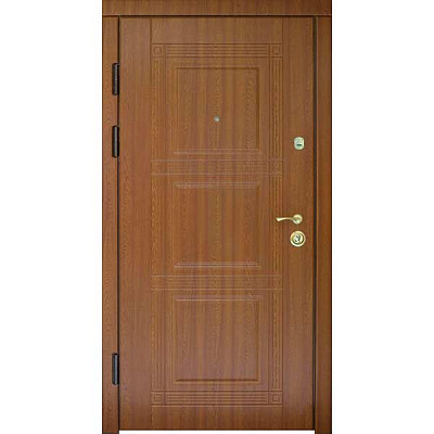 Двери входные №9 2030х960 мм дуб золотой левые