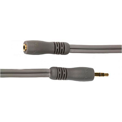 Кабель HAMA 3,5 мм M – 3,5 мм F 3 м чорний (78716)