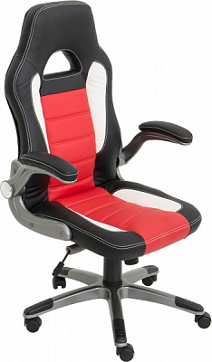 Крісло Nowy Styl Racer Eco-30/Eco-90/Eco-50 червоно-чорний