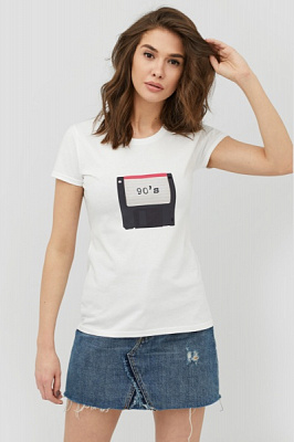 Футболка YAPPI WW1061 р.S білий