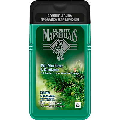Гель-шампунь Le Petit Marseillais Сосна та евкаліпт 250 мл