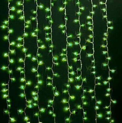 Електрогірлянда-штора Джаз Лайт CL625-E-SG 625 ламп 2,4 м