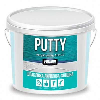 Шпаклевка Polimin акриловая финишная AFР-77 2 кг