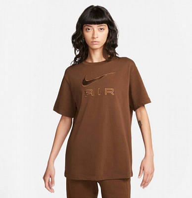 Футболка Nike TEE BF AIR DR8982-259 р.L коричневый