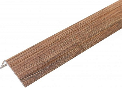 Поріжок П20 КСК Профіль кутовий з отворами 40х20x900 мм дуб грандсон