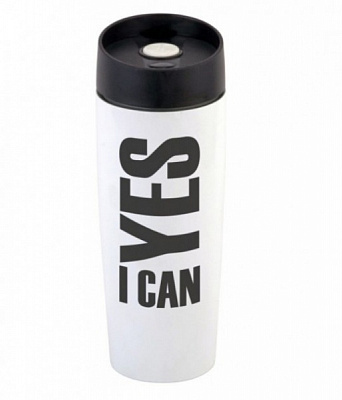 Термочашка GTC802 YES 380 мл білий Grunhelm