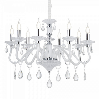 Люстра Victoria Lighting 8x40 Вт E14 білий Cordelia/SP8 white
