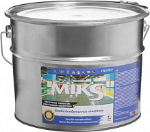Краска MIKS Color для бетонных поверхностей белый мат 12кг