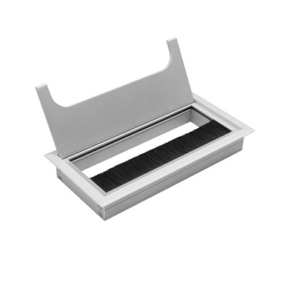 Заглушка для проводов Merida 80х160 мм алюминий GTV