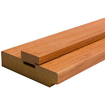 Дверная коробка ОМіС ПВХ под добор ПВХ 100x33 мм ольха