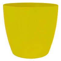 Кашпо пластикове Алеана Матільда круглий 2,1л жовтий (113083) 