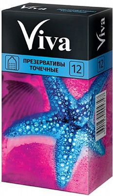 Презервативы Viva точечные 12 шт.