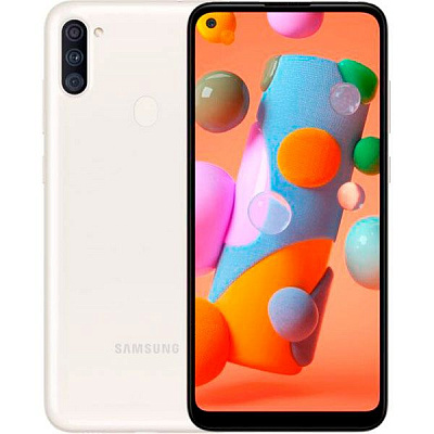 Смартфон Samsung Galaxy A11 2/32GB white (SM-A115FZWNSEK) 