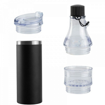 Термопляшка Schwarzwolf DOMINIKA 4 в 1 Black (F4900500AJ3)