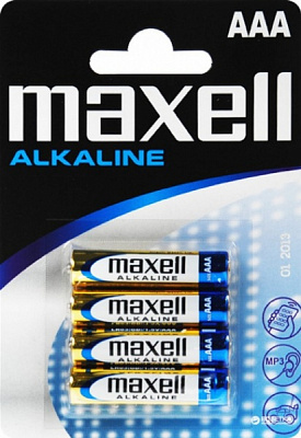 Батарейки Maxell Alkaline AAA (R03, 286) 4 шт. (723671.04) 