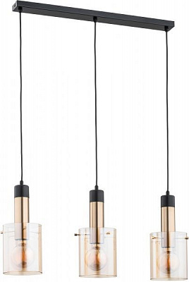 Люстра подвесная ALFA Bella 3x60 Вт E27 золото 62168 