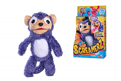 Игрушка интерактивная Simba Забавная обезьяна 30 см фиолетовый 5953333