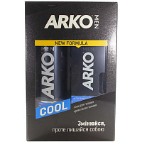 Подарочный набор Arko Cool пена и крем