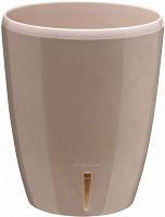 Вазон пластиковий Santino Орхідея TWIN круглий 2л пісочний 