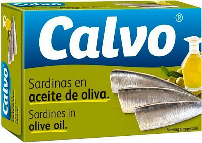 Сардини TM Calvo в оливковій олії 120 г
