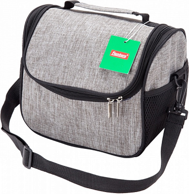 Термосумка Casual 23х16х18 см серая Flamberg