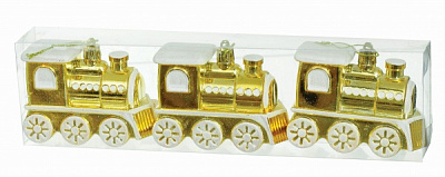 Набор елочных игрушек Поезд B-792319 3 шт./уп. 