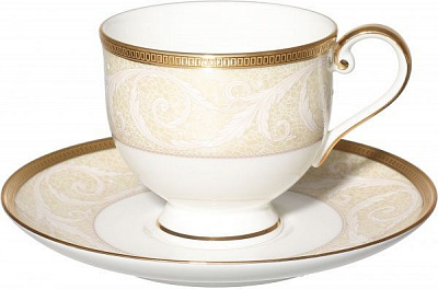 Чашка с блюдцем Nocturne Gold 110 мл Narumi