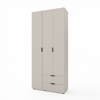 Шкаф Metkas Home A013R, 3д2ш, ЛДСП 2300х1000х420 мм кашемир кашемир