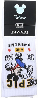 Шкарпетки чоловічі Conte DISNEY 17С-168СПМ, 370 р. 27 білий