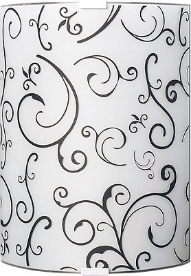 Светильник настенно-потолочный Геотон НББ 01-60-894 22502 1x60 Вт E27 белый с рисунком 