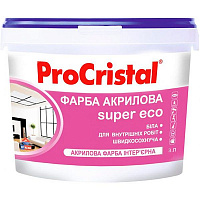 Фарба акрилова ProCristal ІР-230 мат білий 3л