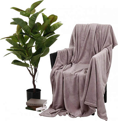 Плед Frannel 160x200 см темно-сірий La Nuit