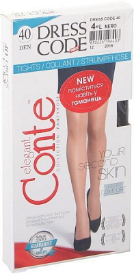 Колготки Conte Dress code nero р. 4 черный 1 шт. 