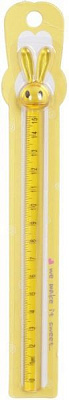 Линейка Ушки зайчонка желтый 15 см