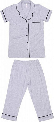 Комплект жіночий Nika Isik 19006 р. L сірий