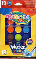 Краски акварельные 18 кольорів 54737PTR Colorino