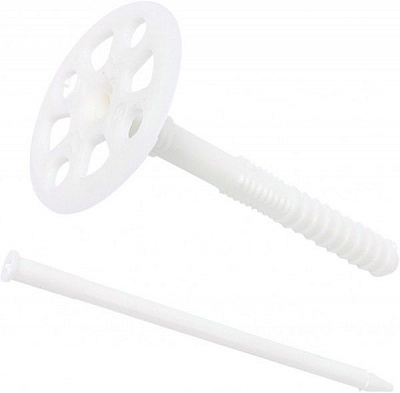 Дюбель для теплоизоляциидля пенопласта с пластиковым гвоздем 10x100 мм 100 шт. Expert Fix