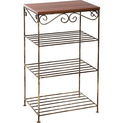 Подставка для обуви Метал Арт Дубай 28084/к 350x500x870 мм коричневыйзолотой 