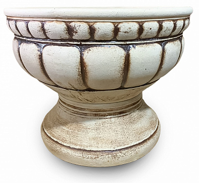 Горщик шамотний Наша Кераміка Бокал Валенсія круглий 30 л античний коричневий