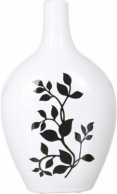 Статуэтка белый с черными листьями 2101 Eterna