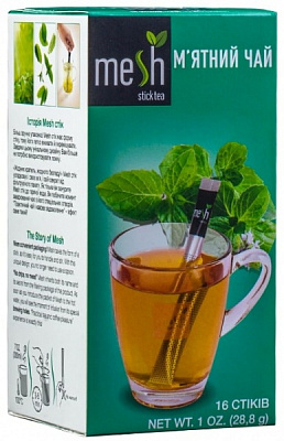 Чай MESH м’ятний 16 шт. 28,8 г